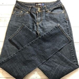 Angels Dark Blue Straight Leg Women's Jeans